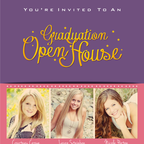 Graduation Open House Design by heymg