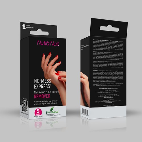 Nutra Nail Gel Remover Design by Rajith Shantha
