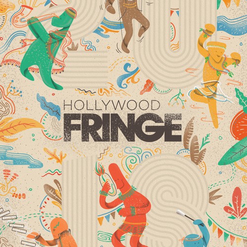 Guide Cover for the 2018 Hollywood Fringe Festival Design by -Z-