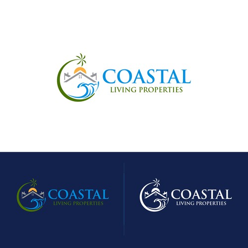 Coastal living properties needs a powerful new logo | Logo & brand identity  pack contest | 99designs