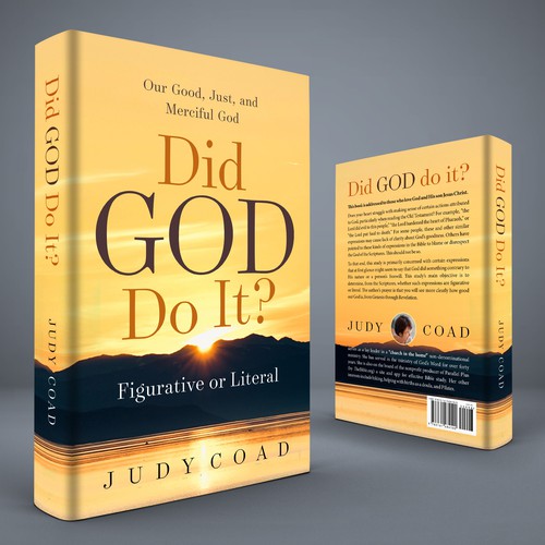 Design book cover and e-book cover  for book showing the goodness of God Design by U.T