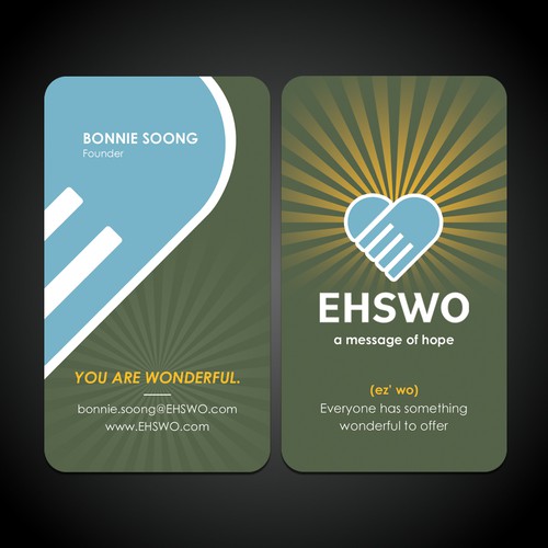 A Cool, Fun Business Card That's Not Really A Business Card - Have fun with this!!!  EHSWO.com Design by CurveSky™ ☑️