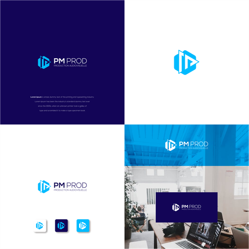 Modern and ambitious logo for a new Production Company (live recording, events production...) Diseño de Solonia♛