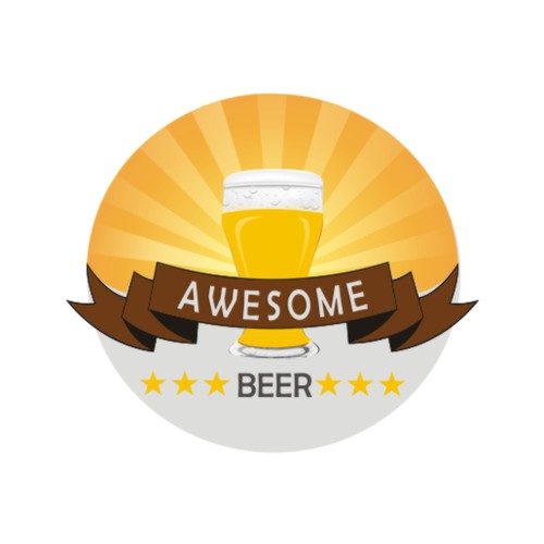 Awesome Beer - We need a new logo! Design by abecool