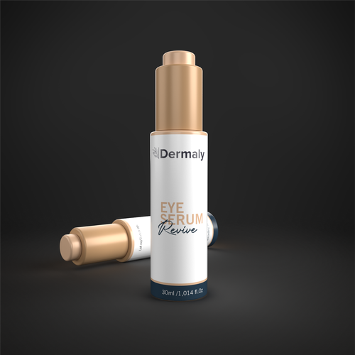 Eye serum bottle design Design by DZINEstudio™