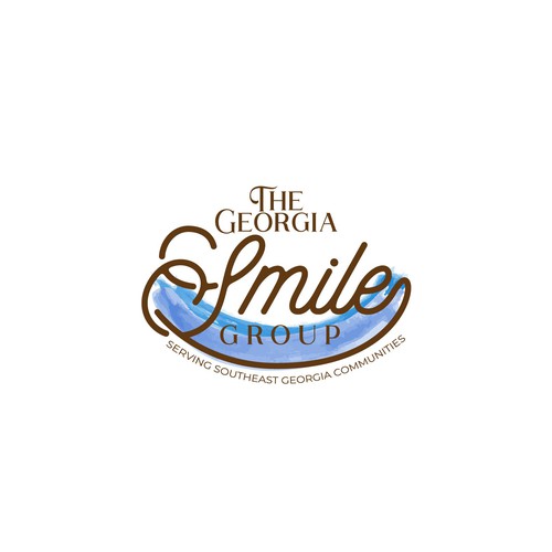 Classy logo for growing dental group in Southeast Georgia Design by Rita Harty®