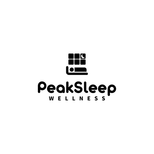 In need of a statement piece logo for our new sleep wellness business! Please emphasize 'sleep well' in logo. Design by MagicalMysteryCat