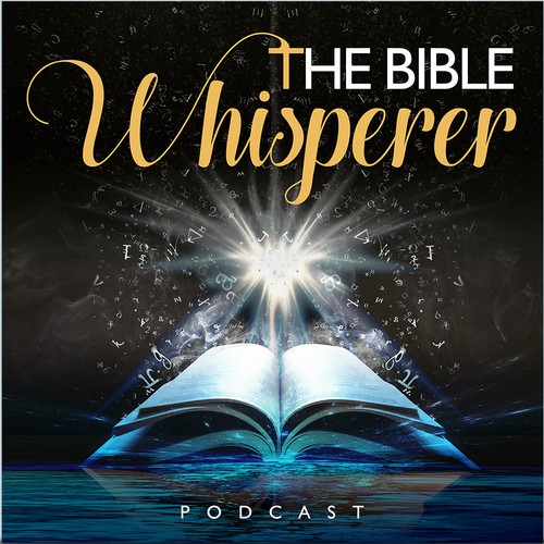 A Book/Bible That Is Giving The Impression That It Is Whispering To The  Podcast Listener | Podcast Contest | 99Designs