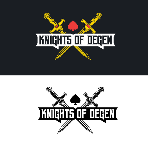 "Knights of Degen" Logo and Branding Design by Powder_as