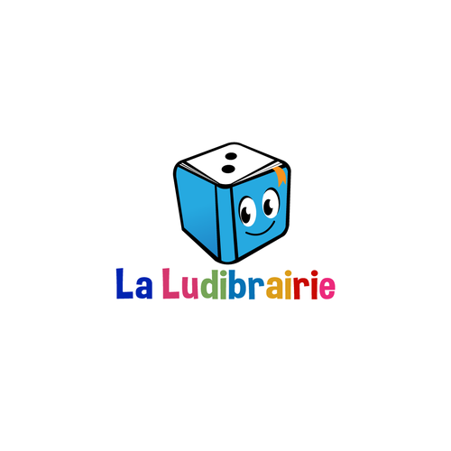 Création d'un logo pour une librairie-jeux de société Design by Wuiing!