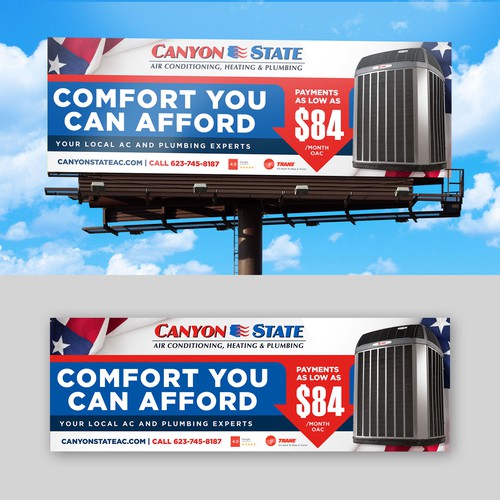 Design An Eye-Catching Billboard For An HVAC Company Design réalisé par Margoudee