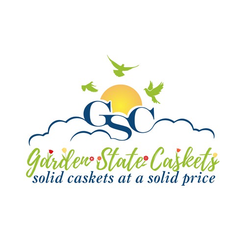 casket company logo Design by vinden