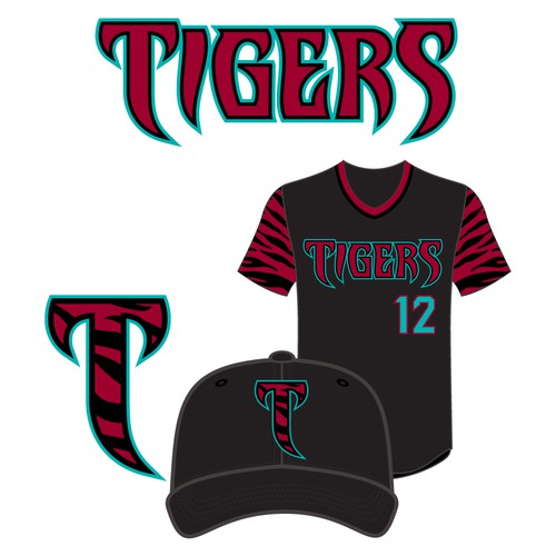 Tigers Baseball Organization Design réalisé par REDPIN