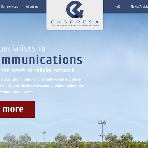Parallax Website Design Wanted for Ekspresa Diseño de DezignLAB