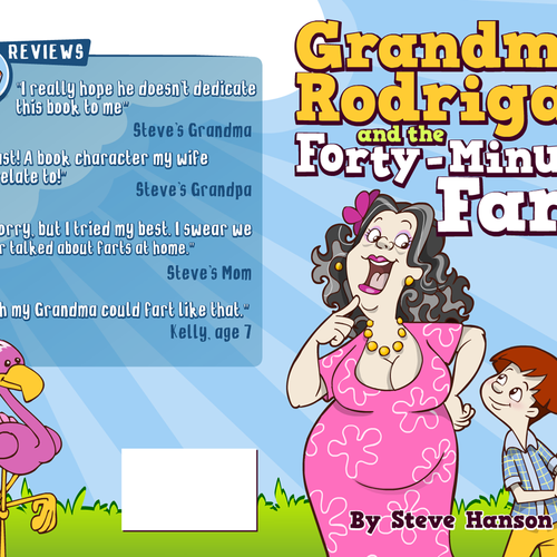 MillyMaxさんのChildren's Book Cover: Cartoon Grandma (ages 7-10, series)デザイン