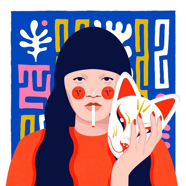 Travel blog illustration