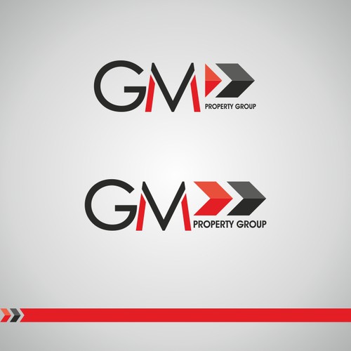 logo for GM Property Group Design by Designdicate™
