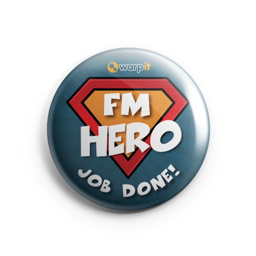 Design a pin badge for the service team!! Design von bor6es