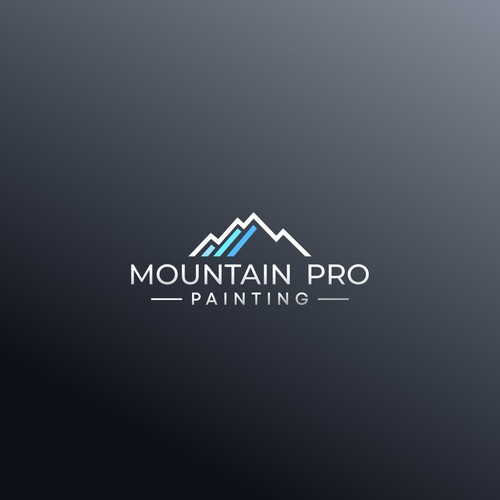 High-end, tech-focused Colorado painting company brand package Design by nov's