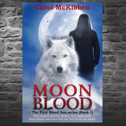 Moon Blood *Fantasy* *Thriller* the first cover for a new series! Design by Blokowsky