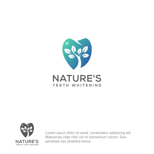 Nature's Teeth Whitening - Needs a Natural Company Logo Design by hasnagraphics