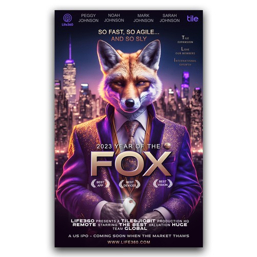 Design di Life360 2023 Year of the Fox Poster di GloriaSánchezArtist
