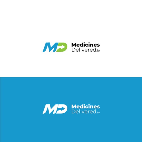 logo for online pharmacy medicinesdelivered.ie Design by RC22