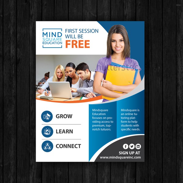 Design by Paradigm Art titled "Online Tutoring"