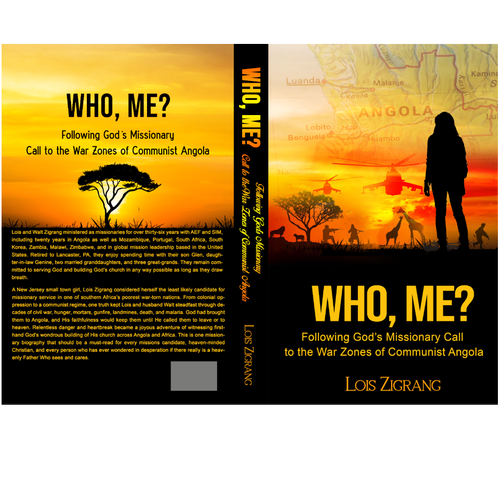 Create an Awesome Nonfiction Book Cover about a Missionary in War-Torn South Africa Design by migrande
