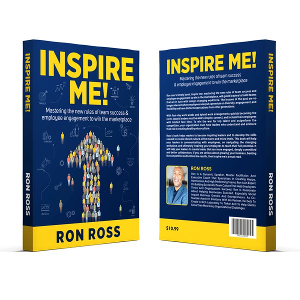 Design by Shreya007⭐️ titled "Book Cover for Non-Fiction Leadership Book Sizzles"