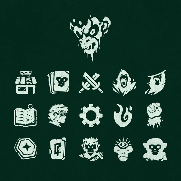 Icon set for Mad Monkies