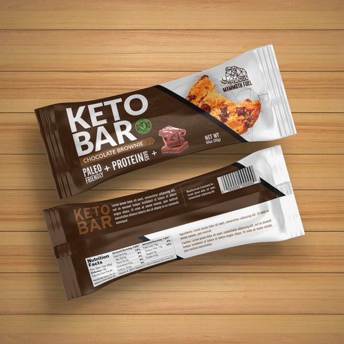 Packaging Design For Keto Protein Bar Product Packaging Contest