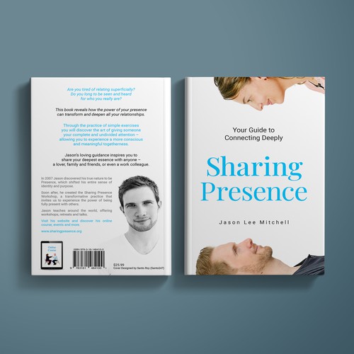 Mindfulness Book Cover on Sharing Presence Design by SantoRoy71