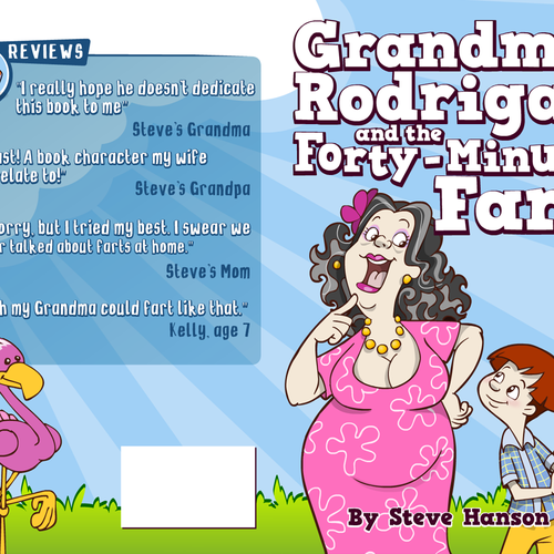 Children's Book Cover: Cartoon Grandma (ages 7-10, series) Design réalisé par MillyMax