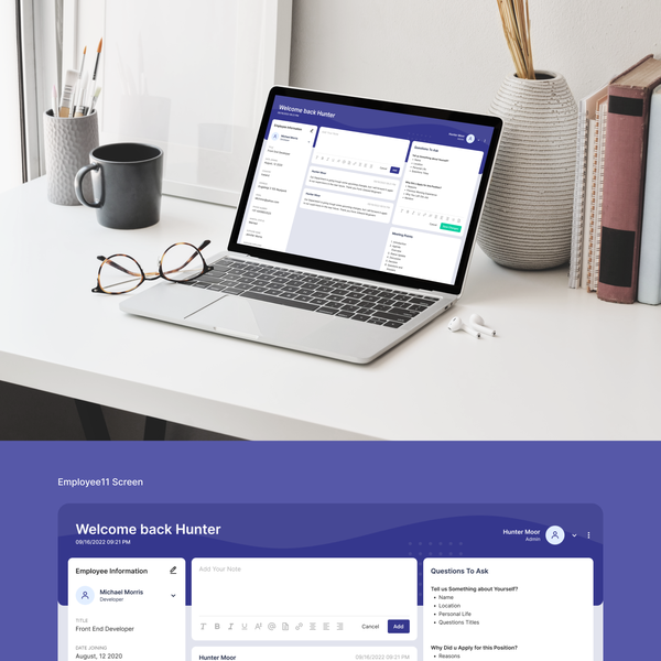 Employee web application.