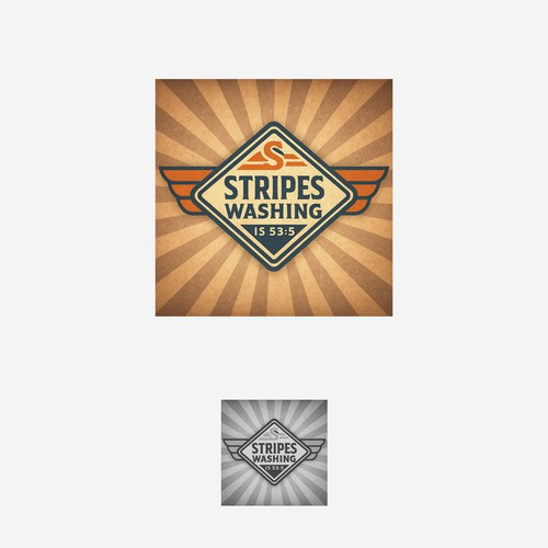 Design di Stripes Washing - Design a logo and brand for a new upcoming coastal company di RGORG