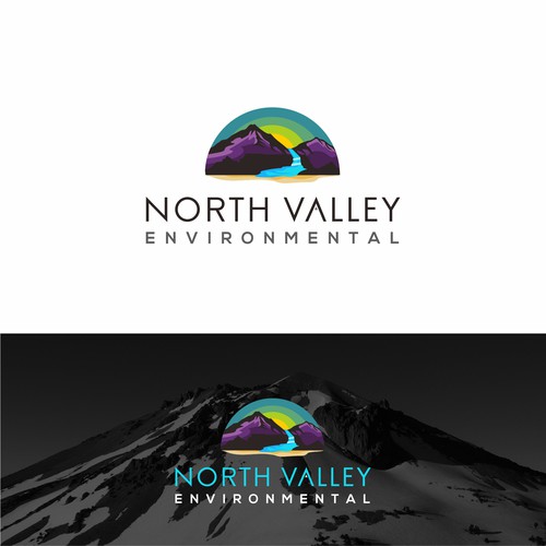 Waterfall Environmental logo Design by X-DNA