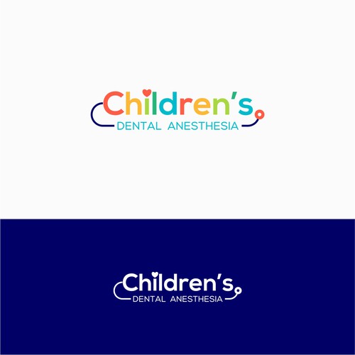 Children’s dental anesthesia company logo Design by Logood.id