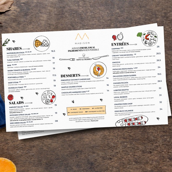 Restaurant Menu Design