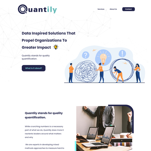 Quantily- Consulting with Data Design by Digital Genius Nic