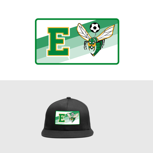 Edina High School Girls Soccer Hat Patch to be worn by team and supporters for the 2023 season.  Tea Design por PalenciaDesigns