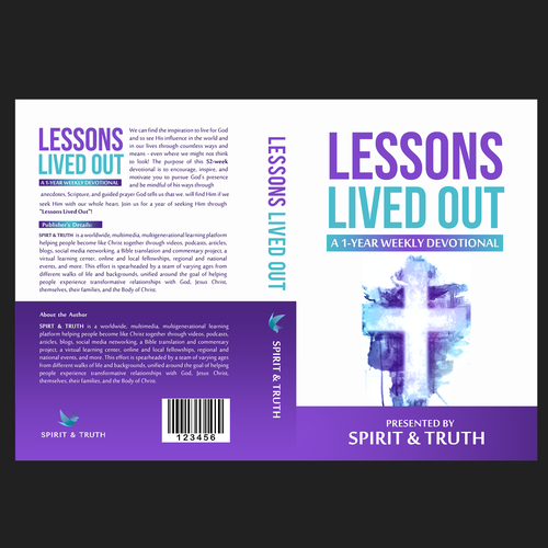 We need a captivating cover for our 1-year Devotional! Design by Nat Pearl Designs