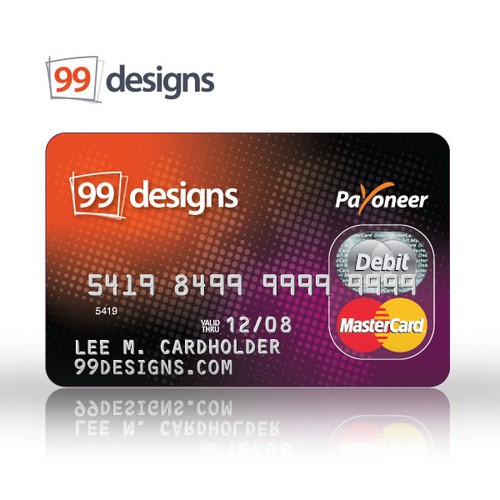 Prepaid 99designs MasterCard® (powered by Payoneer) Design by HECA