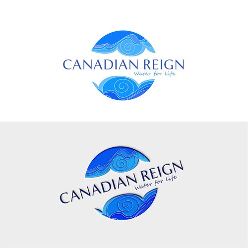 Logo design for a Canadian Canned Water Diseño de Dmitri Cezaro