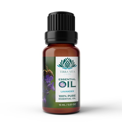 Essential Oil Label Contest Design by Dimario Moretti