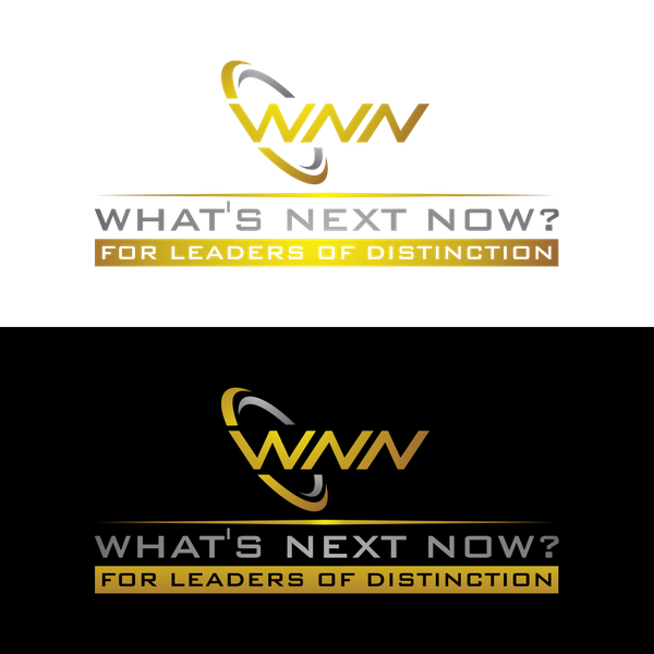 Design by sintosiro titled "Create a modern, sophisticated, yet elegant design, for a start-up venture called “What’s Next Now""