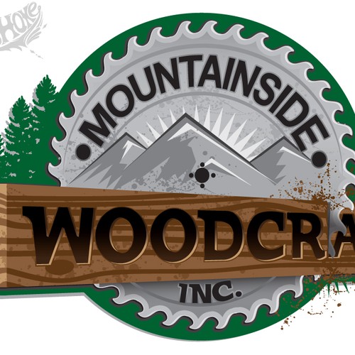 Create the next logo for MOUNTAINSIDE WOODCRAFT, INC Réalisé par RA_Graphics