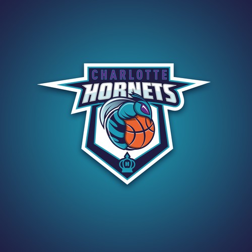 Community Contest: Create a logo for the revamped Charlotte Hornets! Diseño de gamboling