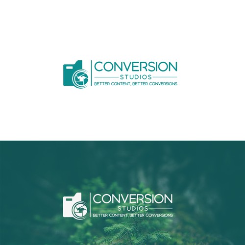 logo design for "conversion studios" photography studio Design by Alexa Hovi