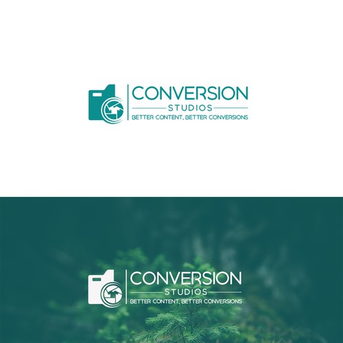 logo design for "conversion studios" photography studio Design by HTU